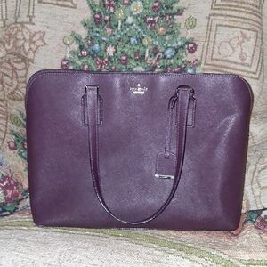Kate Spade NEW YORK Cameron Street Marybeth Laptop Tote- Burgandy.